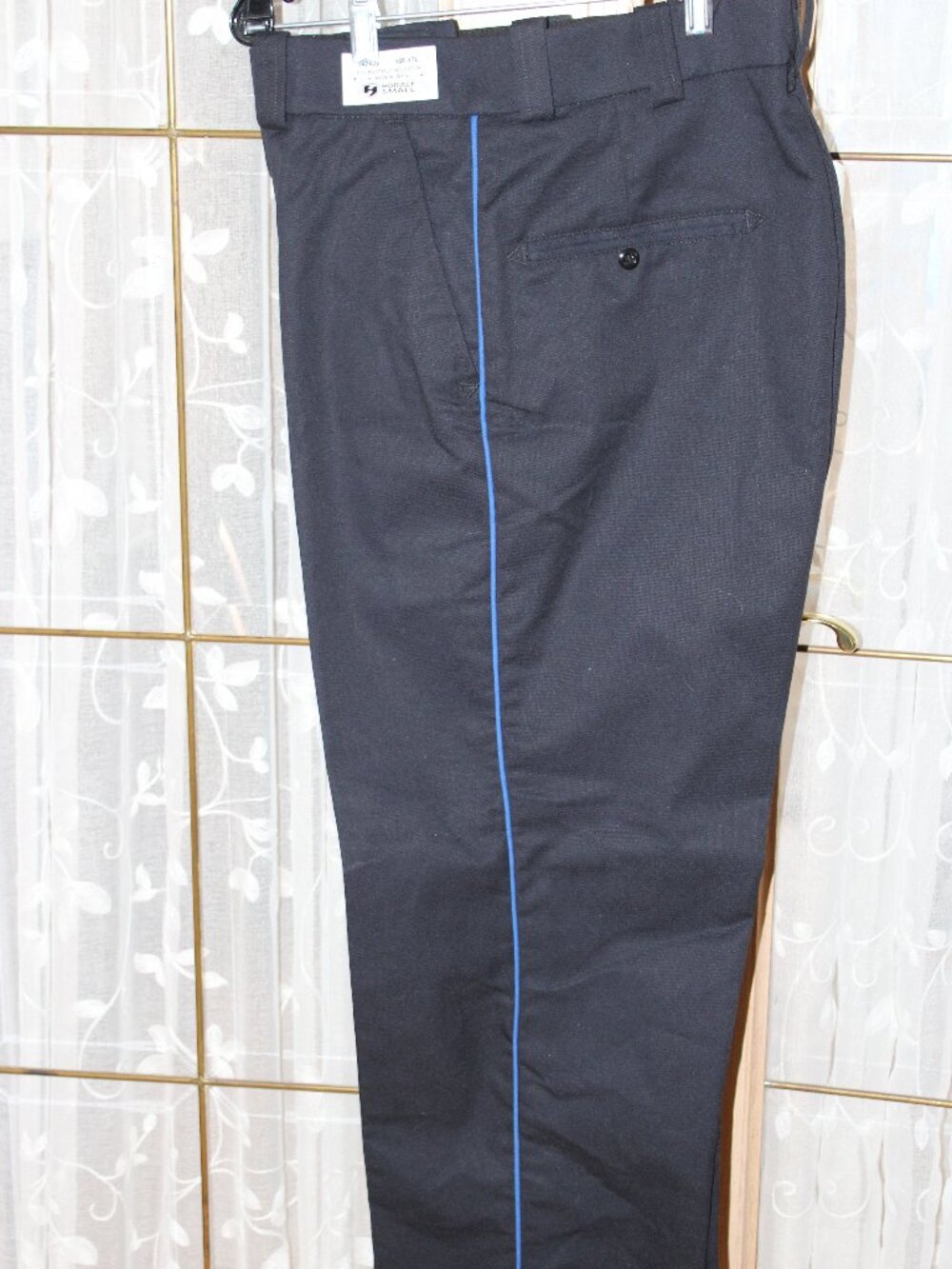 Horace Small Men Navy NWT Pants 36R-37U Flat Streight Tradesman Inform